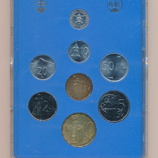 Словакия, Набор монет (1993 г.)