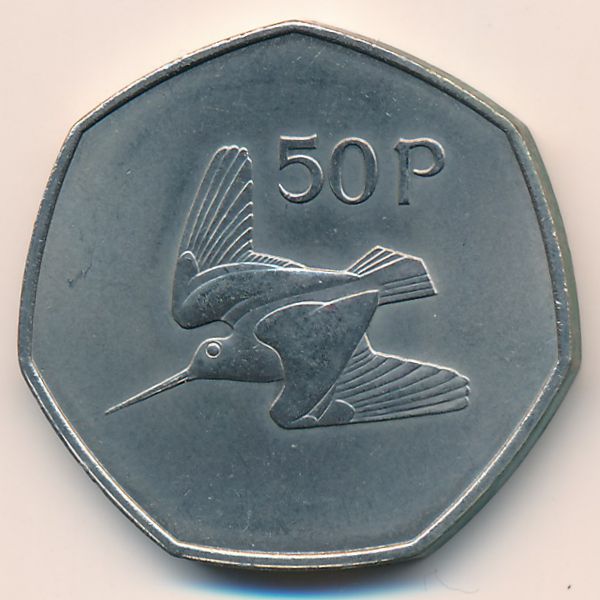 Ирландия, 50 пенсов (1970 г.)
