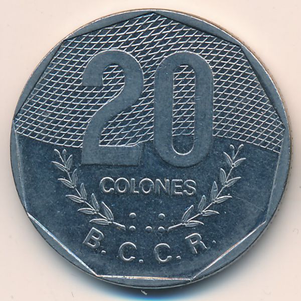 Коста-Рика, 20 колон (1983 г.)