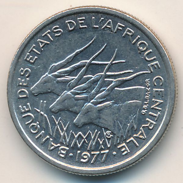 Центральная Африка, 50 франков (1977 г.)