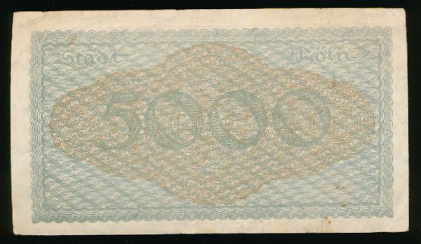 Кёльн., 5000 марок (1923 г.)