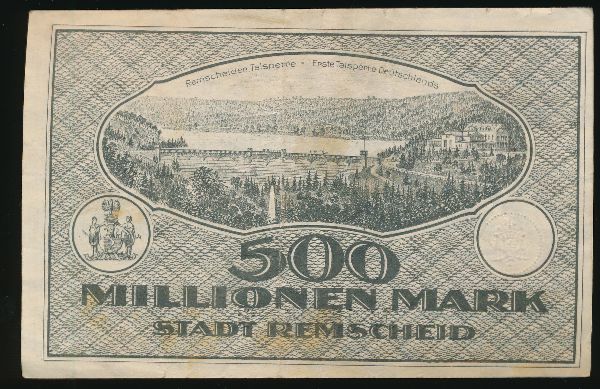 Ремшайд., 500000000 марок (1923 г.)