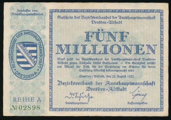 Бавария., 5000000 марок (1923 г.)