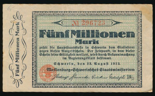 Аннвайлер-ам-Трифельс., 5000000 марок (1923 г.)