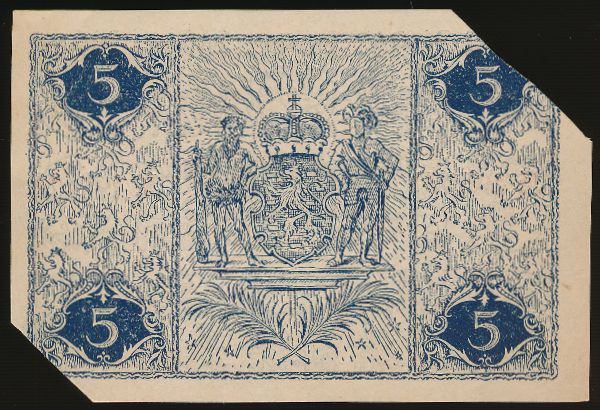 Висбаден., 5 марок (1918 г.)