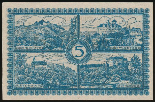Флёа., 5 марок (1918 г.)