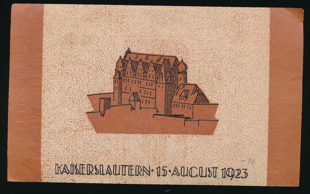 Кайзерслаутерн., 1000000 марок (1923 г.)