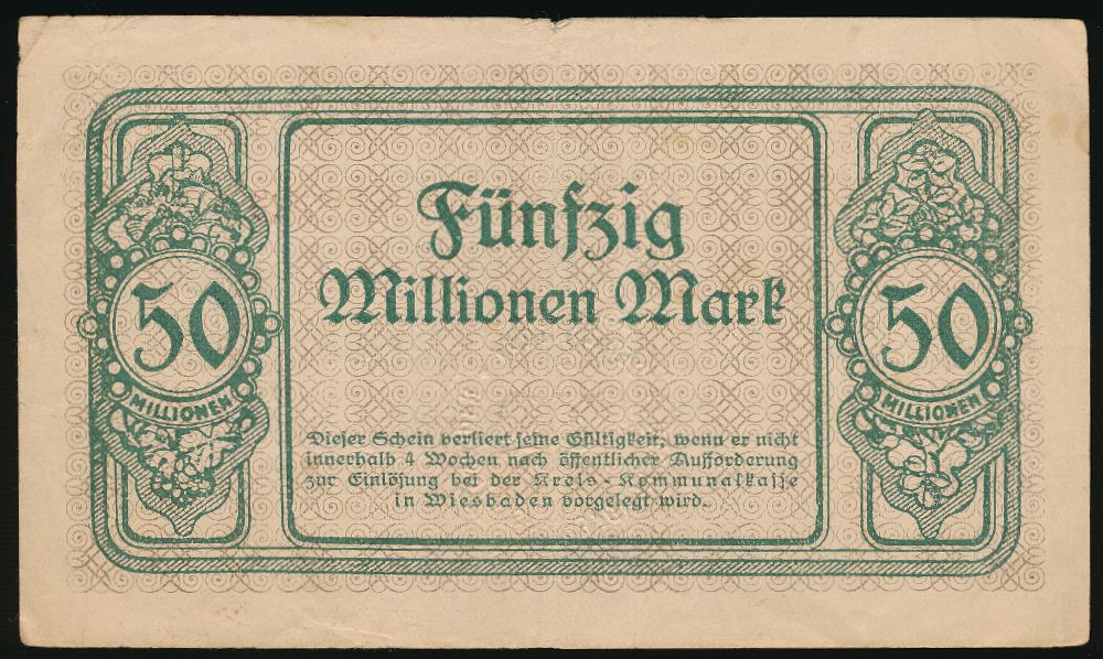 Висбаден., 50000000 марок (1923 г.)