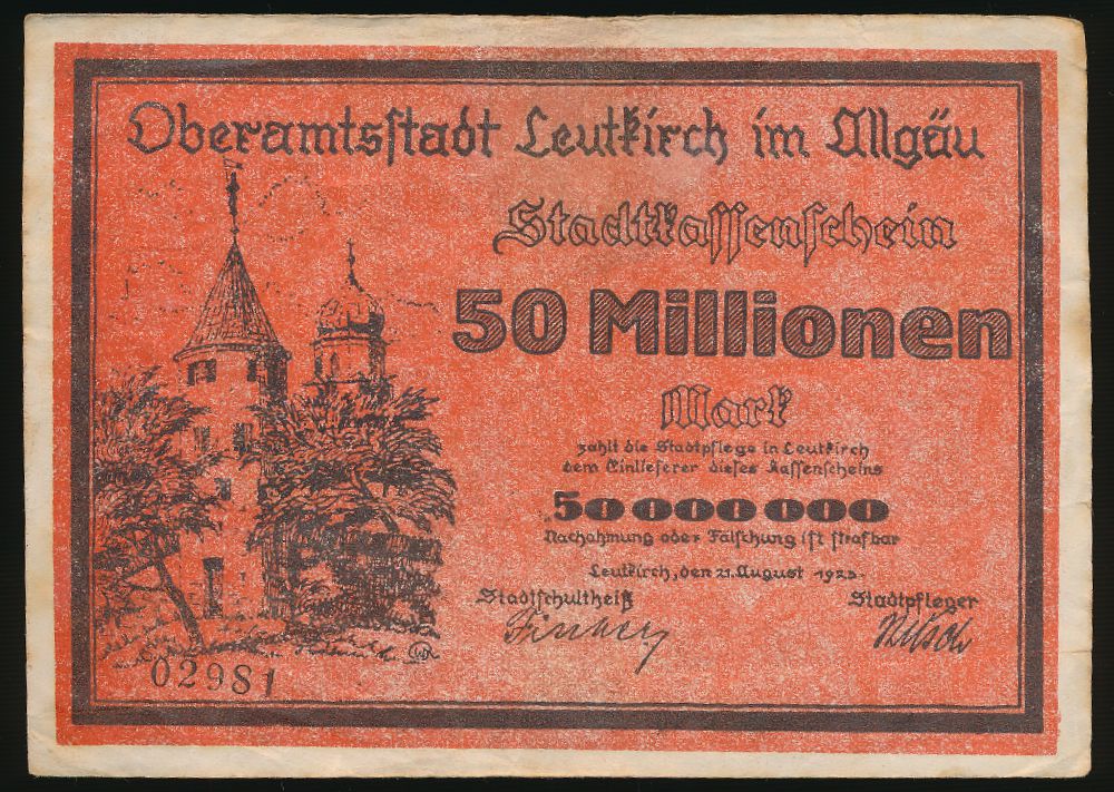 Лойткирх., 50000000 марок (1923 г.)