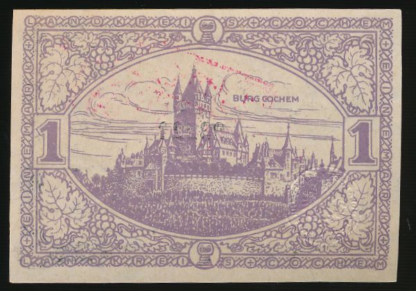 Кохем., 1 марка (1918 г.)