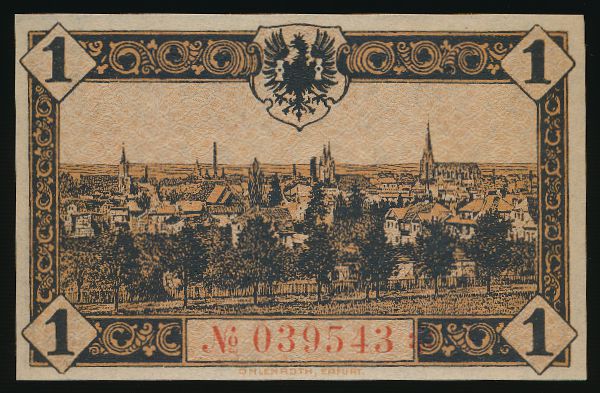 Мюльхаузен., 1 марка (1918 г.)