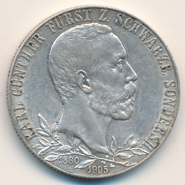 Шварцбург-Зондерхаузен, 2 марки (1905 г.)