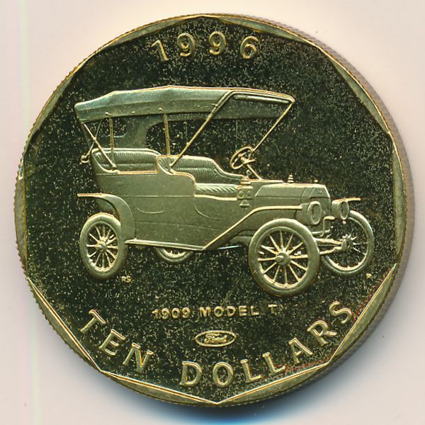 Marshall Islands, 10 dollars, 1996