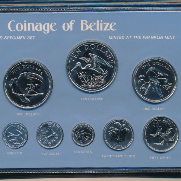 Белиз, Набор монет (1981 г.)
