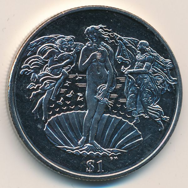 Виргинские острова, 1 доллар (2010 г.)