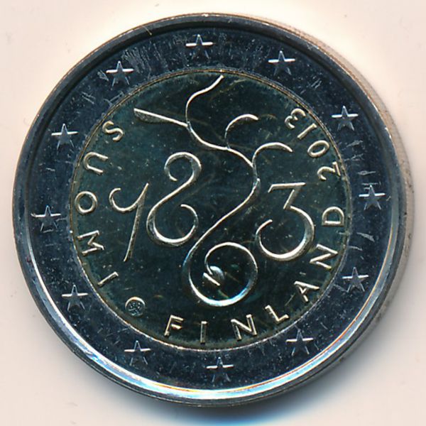 Финляндия, 2 евро (2013 г.)