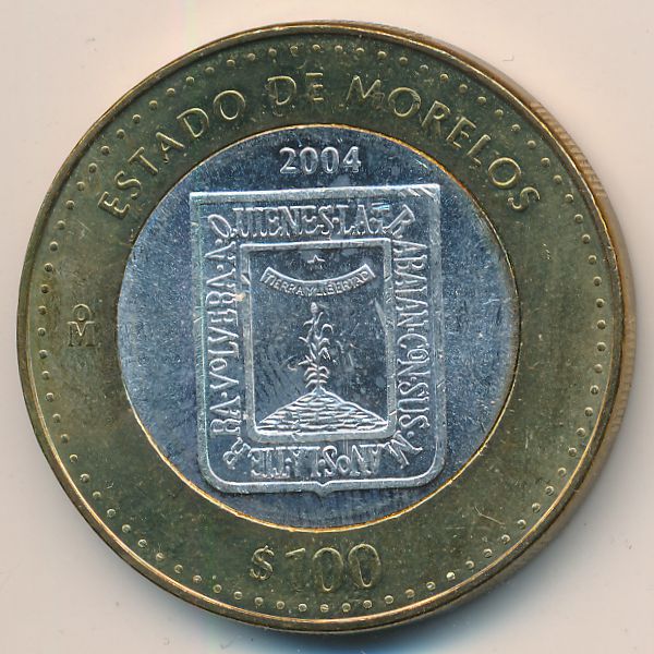 Мексика, 100 песо (2004 г.)