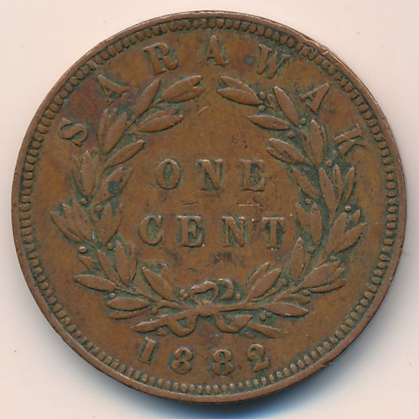 Саравак, 1 цент (1882 г.)