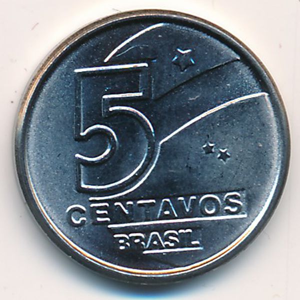 Бразилия, 5 сентаво (1989 г.)