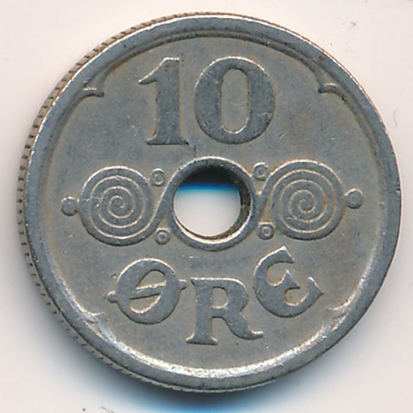Дания, 10 эре (1924 г.)