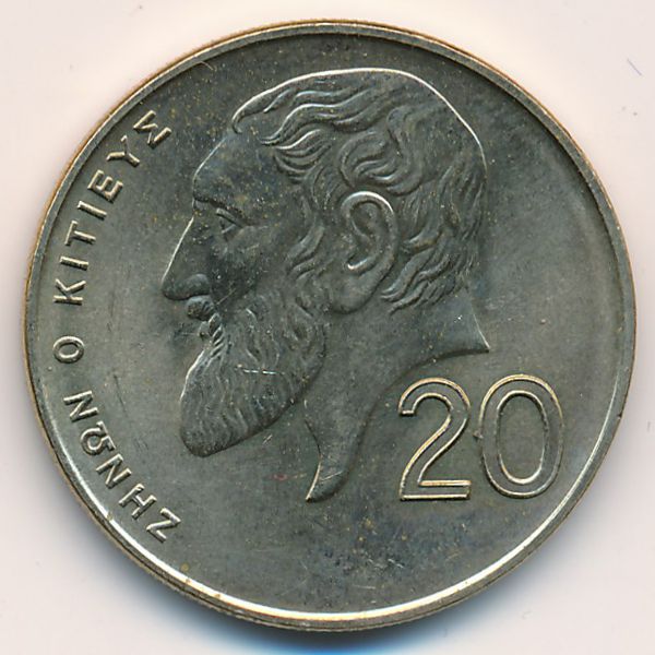 Кипр, 20 центов (1998 г.)