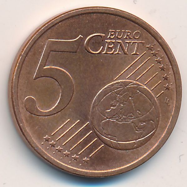 Германия, 5 евроцентов (2002 г.)