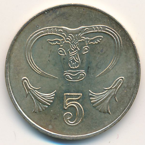 Кипр, 5 центов (2001 г.)