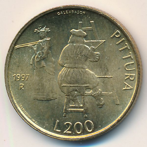 Сан-Марино, 200 лир (1997 г.)