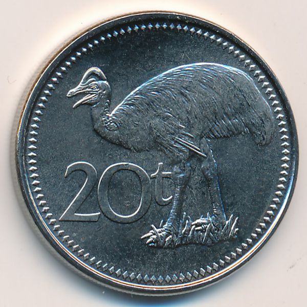 Папуа - Новая Гвинея, 20 тоа (2005 г.)