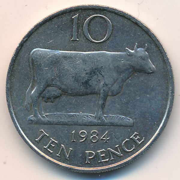 Гернси, 10 пенсов (1984 г.)