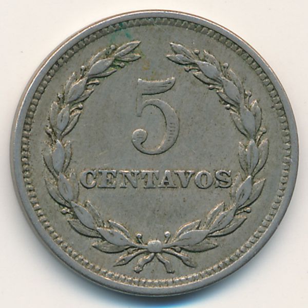 Сальвадор, 5 сентаво (1919 г.)