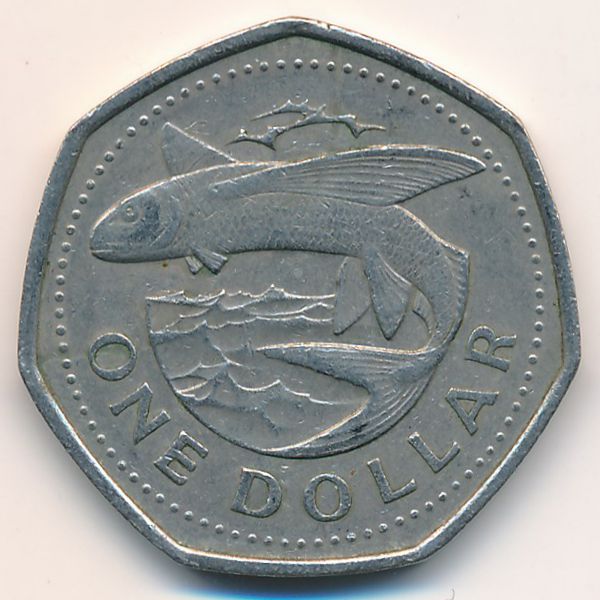 Барбадос, 1 доллар (1988 г.)
