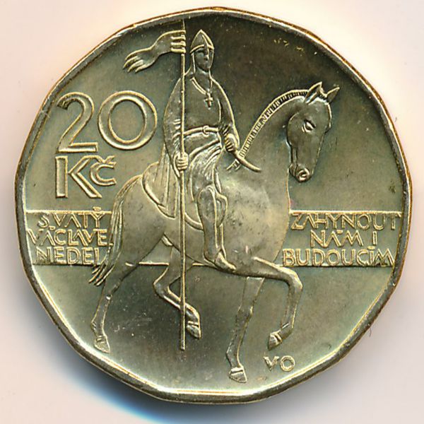 Чехия, 20 крон (2017 г.)