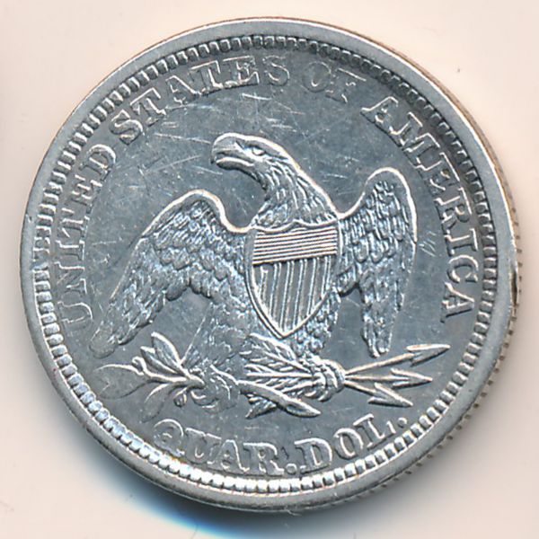 США, 1/4 доллара (1856 г.)