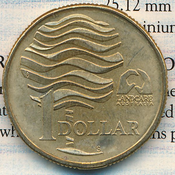 Австралия, 1 доллар (1993 г.)