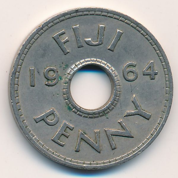 Фиджи, 1 пенни (1964 г.)