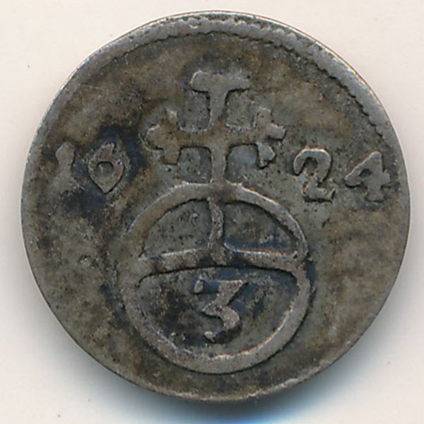 Силезия, 3 пфеннига (1624 г.)