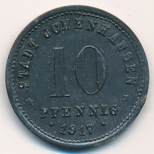 Ихенхаузен., 10 пфеннигов (1917 г.)