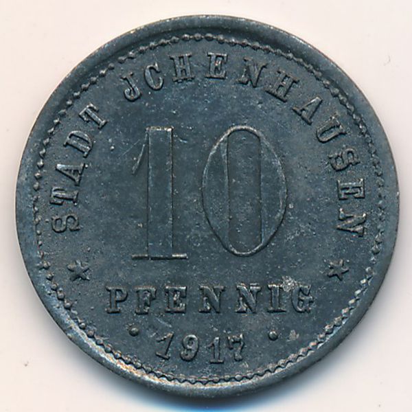 Ихенхаузен., 10 пфеннигов (1917 г.)