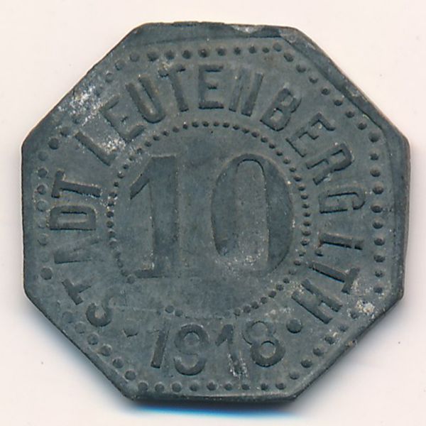 Лойтенберг., 10 пфеннигов (1918 г.)
