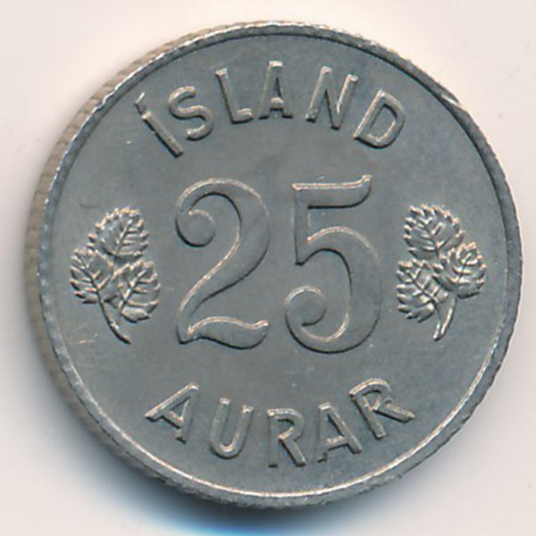 Исландия, 25 эйре (1963 г.)