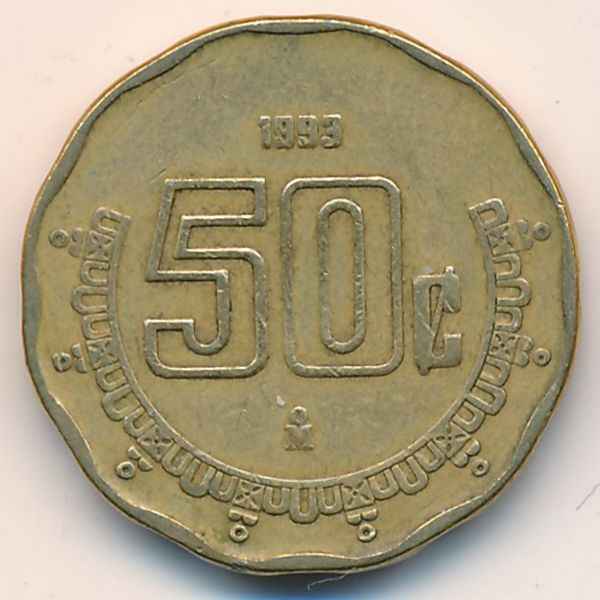 Мексика, 50 сентаво (1993 г.)