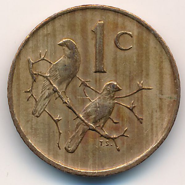 ЮАР, 1 цент (1975 г.)