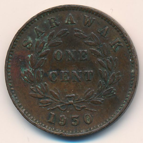 Саравак, 1 цент (1930 г.)