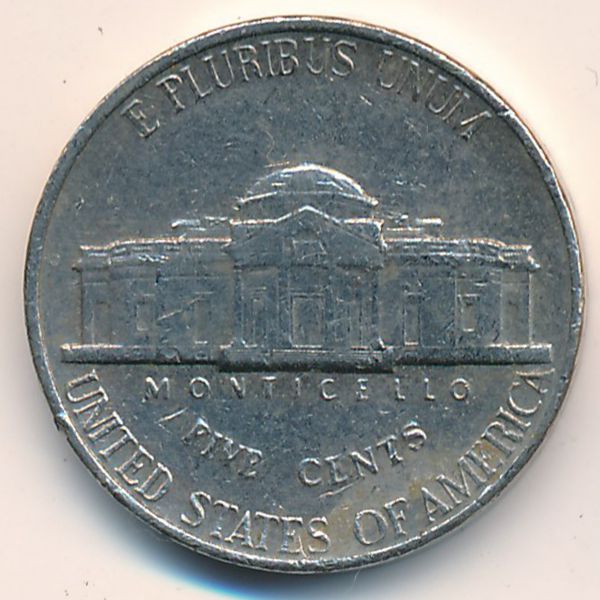 США, 5 центов (1989 г.)