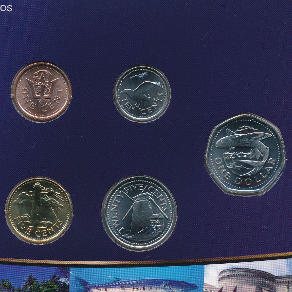 Барбадос, Набор монет