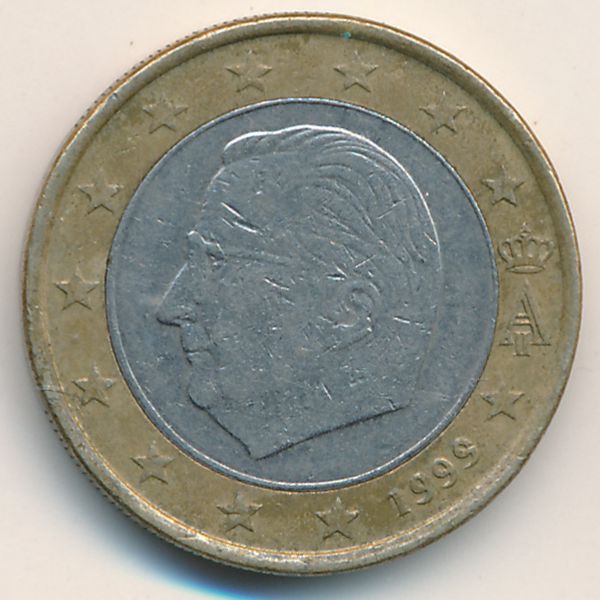 Бельгия, 1 евро (1999 г.)