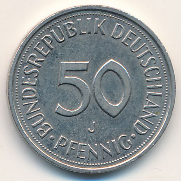 ФРГ, 50 пфеннигов (1989 г.)
