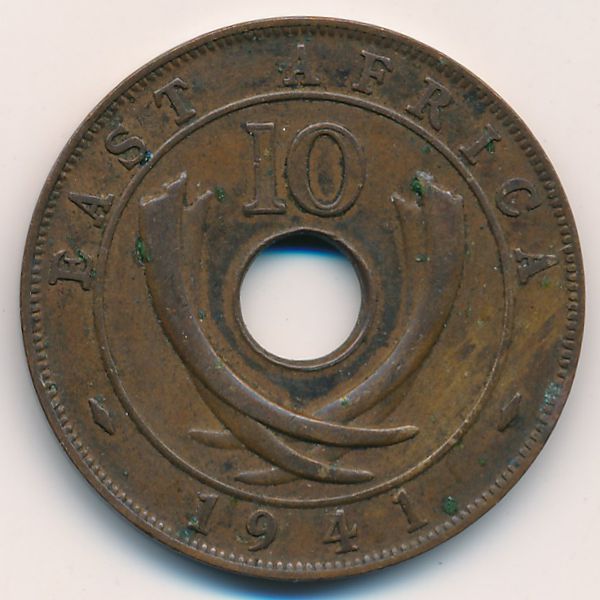 Восточная Африка, 10 центов (1941 г.)