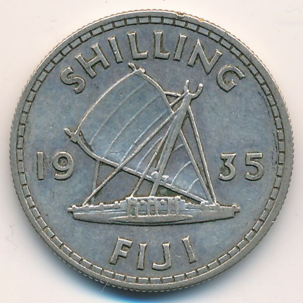 Фиджи, 1 шиллинг (1935 г.)